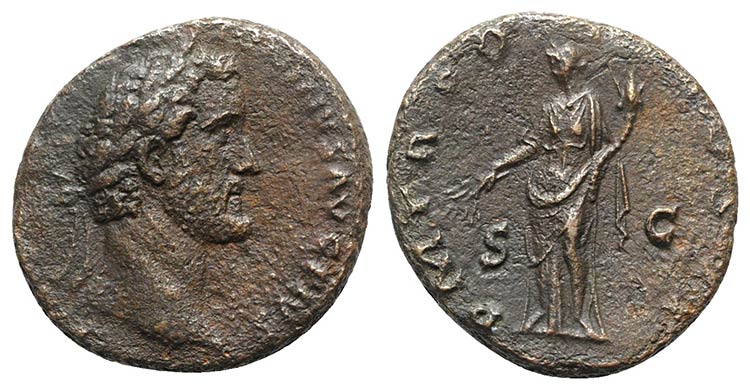 Antoninus Pius (138-161). Æ As ... 