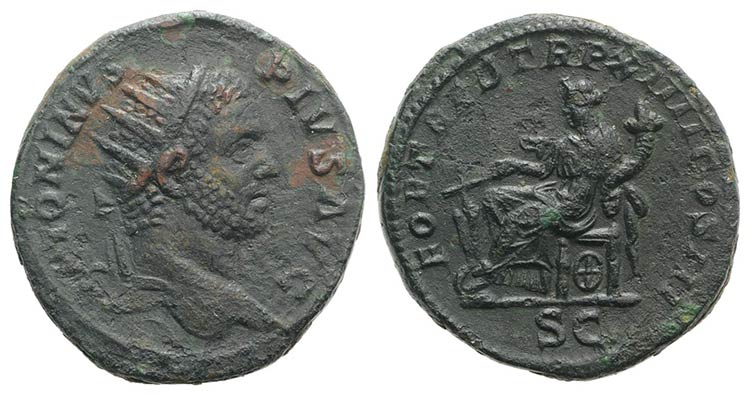 Caracalla (198-217). Æ Dupondius ... 