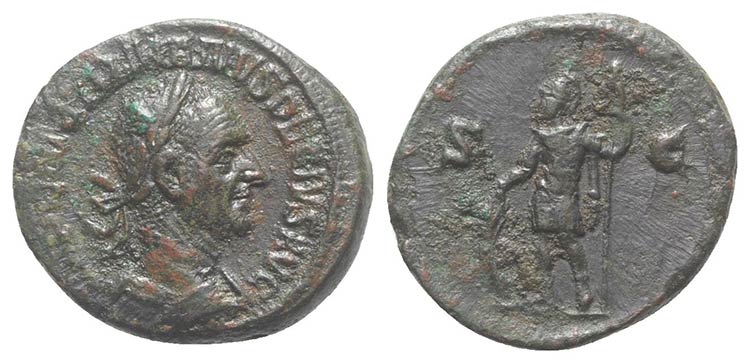 Trajan Decius (249-251). Æ Semis ... 