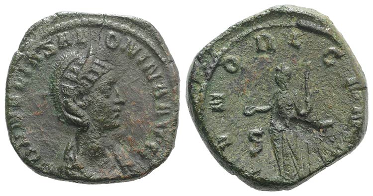 Salonina (Augusta, 254-268). Æ ... 
