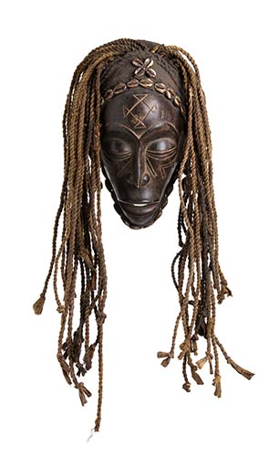 A WOOD AND ROPE FEMALE PWO MASK ... 