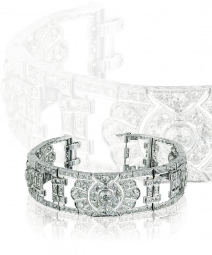 Platinum diamonds bracelet  ... 