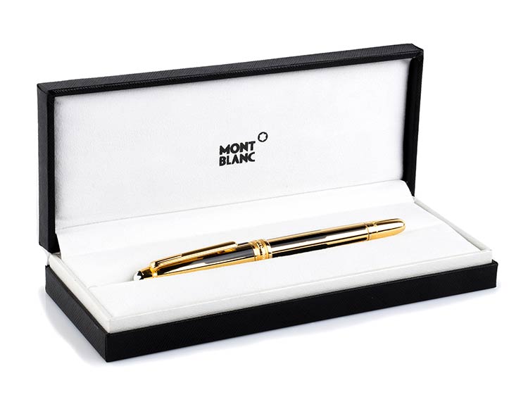 Montblanc pen   Yellow gold plated ... 