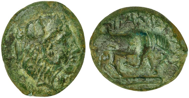 Sicily, Herakleia, Bronze, ca. 405 ... 