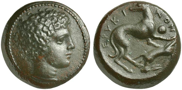 Sicily, Eryx, Onkia, ca. 412-409 ... 