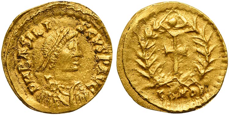 Basiliscus (475-476), Tremissis, ... 