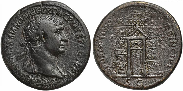Trajan, Sestertius, Rome, AD ... 