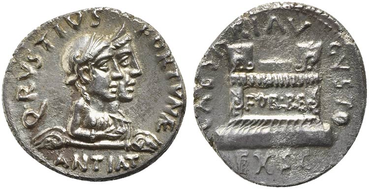 Augustus, Denarius, Rome, 19-18 BC ... 