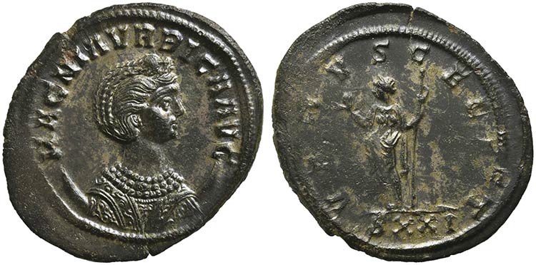 Magna Urbica, Antoninianus struck ... 