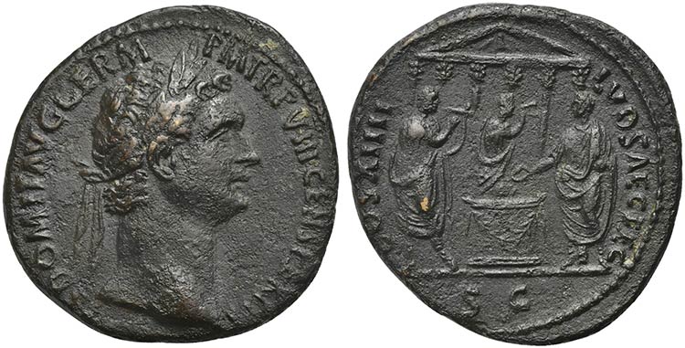 Domitian, As, Rome, 14 September - ... 