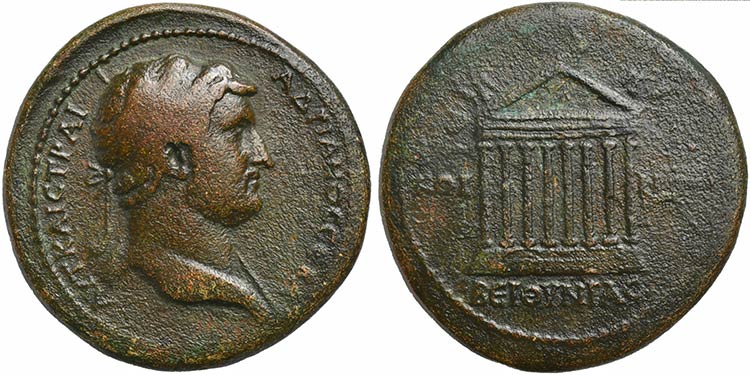 Hadrian, Bronze, Koinon of ... 