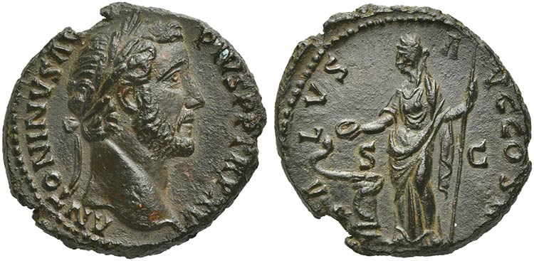 Antoninus Pius (138-161), As, ... 