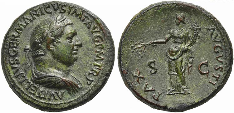 Vitellius (69), Sestertius, Rome, ... 