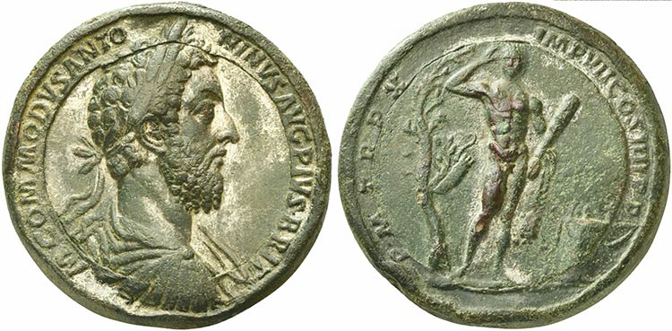 Commodus (177-192), Bimetallic ... 