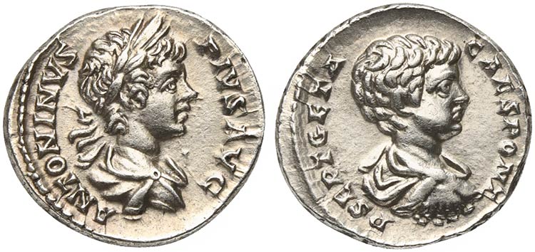 Caracalla and Geta, as Caesar, ... 