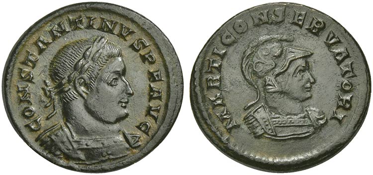 Constantine I (307-337), Follis, ... 