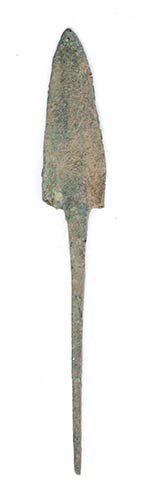 Protohistoric bronze arrowhead, c. ... 