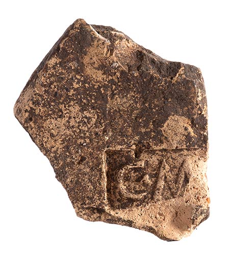 Roman brick stamp, 1st century AD; ... 