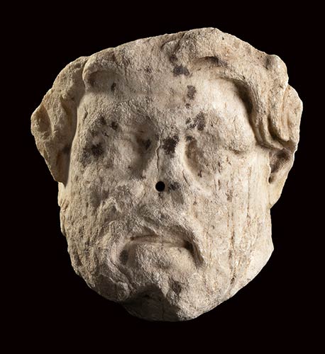 Roman marble portrait of a bearded ... 