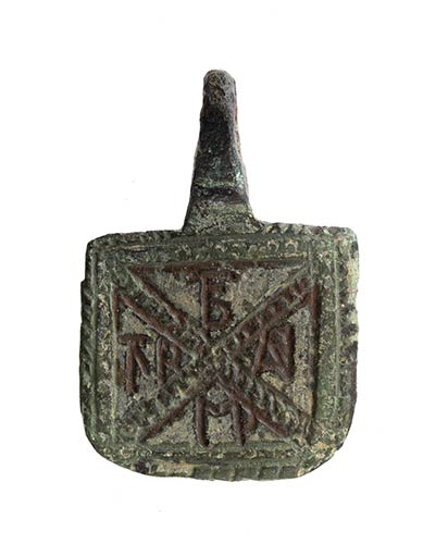 Byzantine bronze pendant, 8th-12th ... 