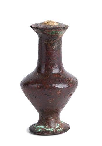 Bactrian bronze kohl bottle, ... 