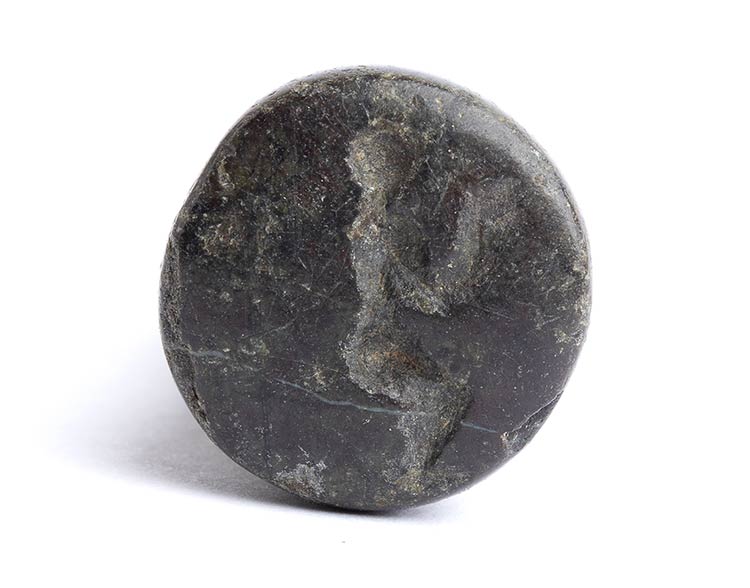 Bactrian stone pendant seal with a ... 
