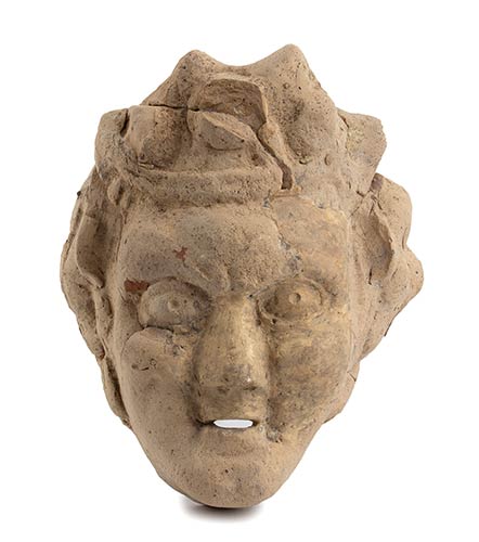 Hellenistic terracotta mask of ... 