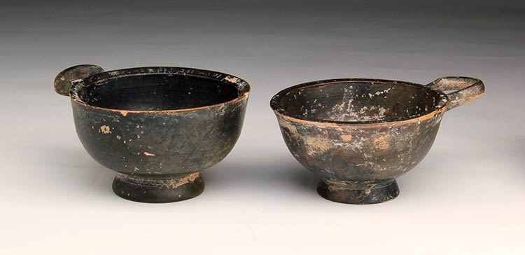 Two Etruscan one-handled ... 