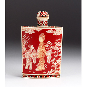 A Fine Japanese Ivory and Lacquer ... 