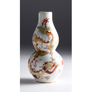 Painted double gourd porcelain ... 