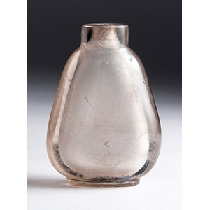 Crystal snuff bottle;
XX Century; ... 