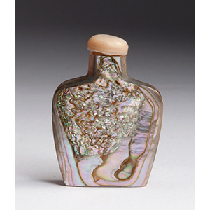 Mother of pearl snuff bottle; XX ... 