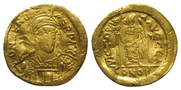 Zeno (Second reign, 476-491). AV ... 
