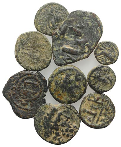 Mixed lot of 10 Greek, Roman and ... 