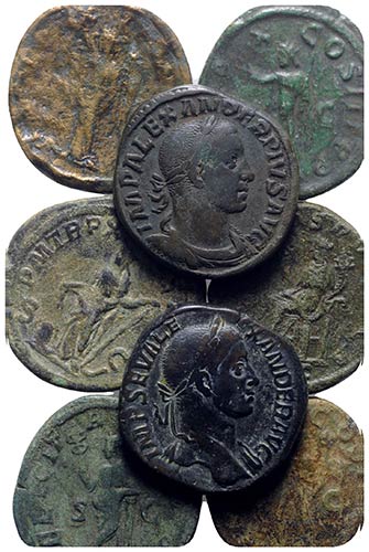 Lot of 10 Roman Imperial Æ ... 