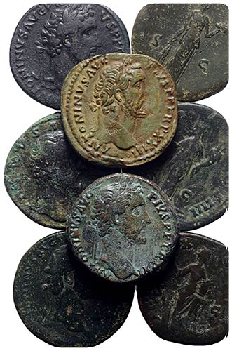 Antoninus Pius (138-161). Lot of ... 