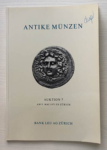 Bank Leu Auktion 7 Antike Munzen ... 