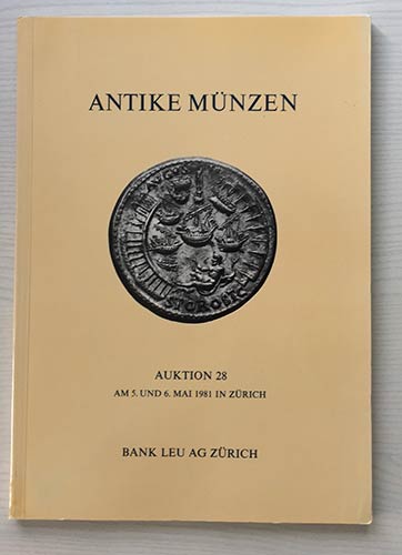 Bank Leu Auktion 28 Antike Munzen ... 