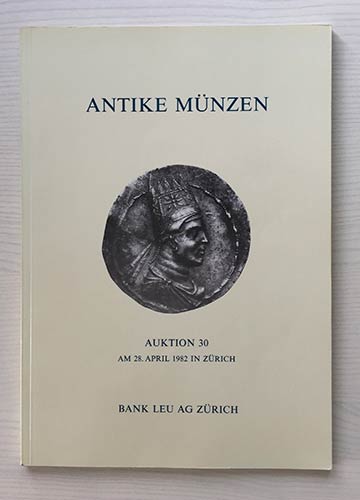Bank Leu Auktion 30 Antike Munzen ... 