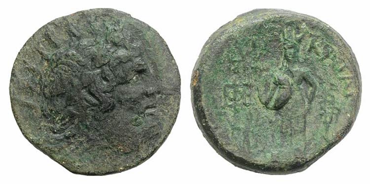 Sicily, Katane, c. 200-187 BC. Æ ... 