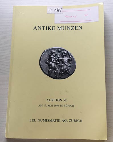 Leu Numismatik Auktion 59 Antike ... 