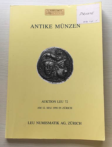 Leu Numismatik, Auktion 72. Antike ... 