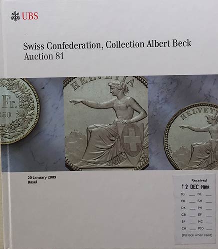UBS Auction 81 Swiss ... 