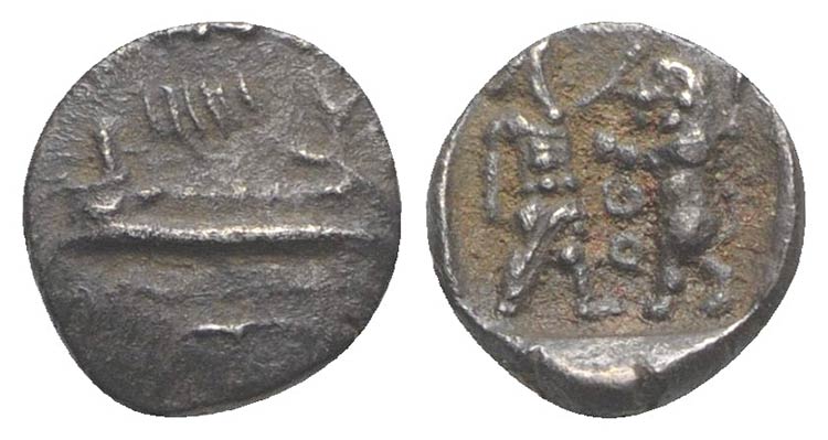 Samaria, 4th century BC. AR Obol ... 