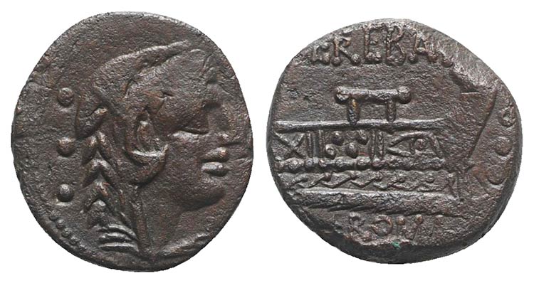 L. Trebanius, Rome, 135 BC. Æ ... 
