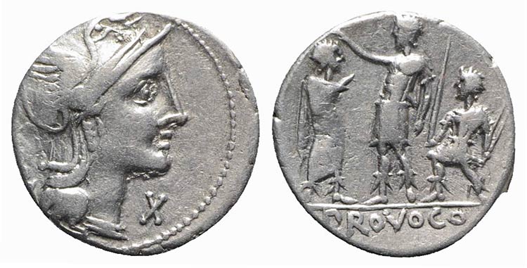 P. Laeca, Rome, 110-109 BC. AR ... 