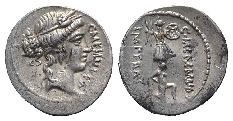 C. Memmius C.f., Rome, 56 BC. AR ... 