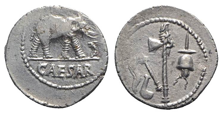 Julius Caesar, military mint ... 