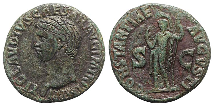 Claudius (41-54). Æ As (29mm, ... 