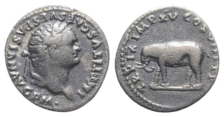 Titus (79-81). AR Denarius (19mm, ... 